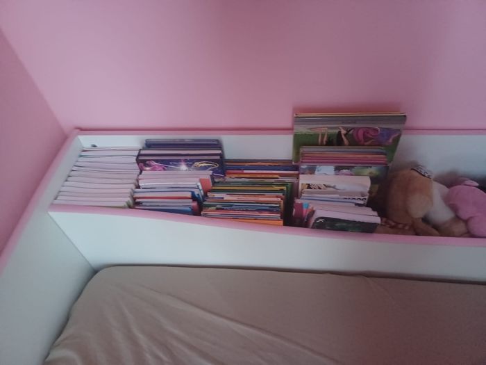 Lit bibliotheque fille avec tirroir - photo numéro 2