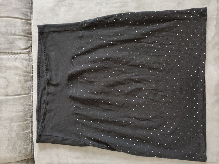 Jupe de maternité noir a pois blancs taille 38 Kiabi - photo numéro 2