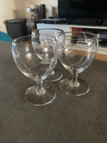 Verres à pied