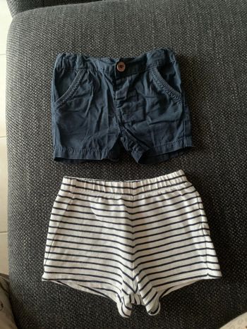 Lot de 2 shorts