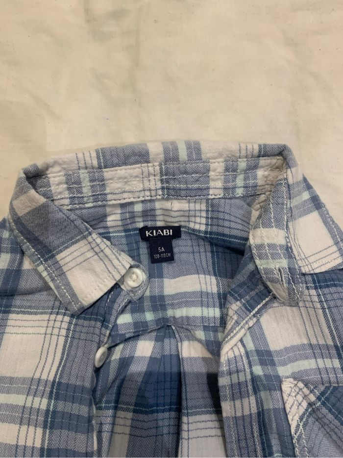 Chemise courte à carreaux - photo numéro 2