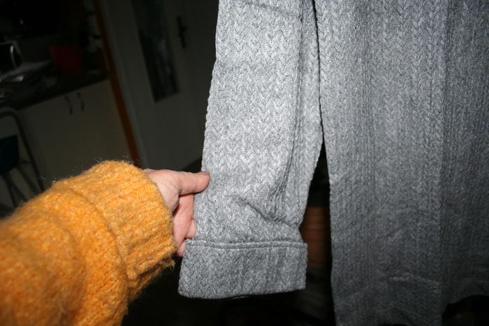 🌸Robe pull grise maille oversize Taille 38 Tendance2023 " Mango " 🌸 - photo numéro 4