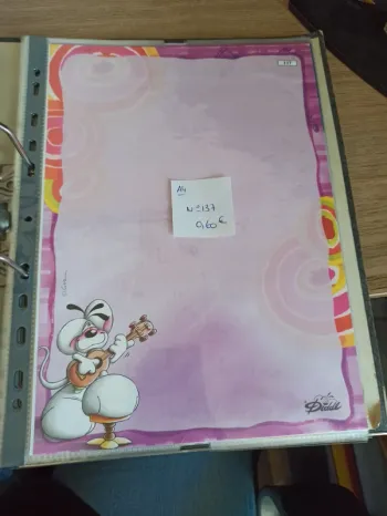 Feuille Diddl A4 137 0,60€