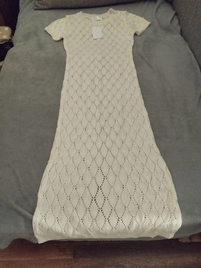 Robe tricot abricot taille 36/38