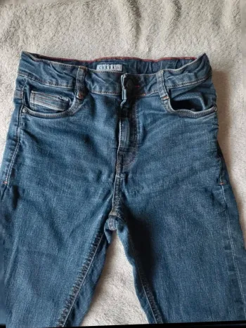 Jean slim Creeks 14 ans bleu brut