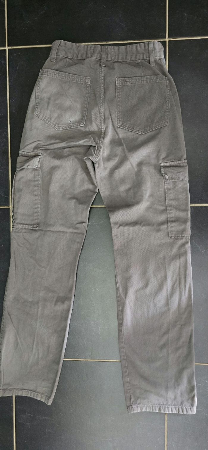 Jean stradivarius taille 34 gris - photo numéro 4