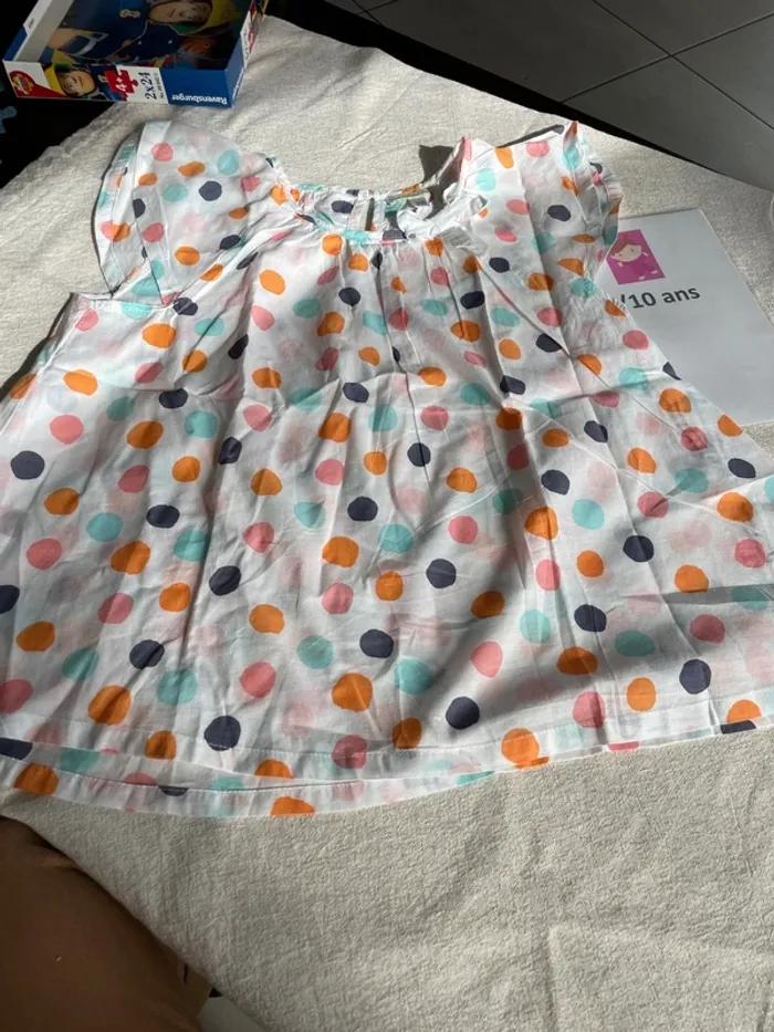 Blouse vertbaudet 10 ans neuve