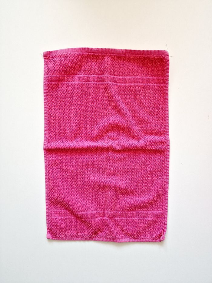 Ikea - Fräjen - Lot de 2 serviettes de toilette - Rose - photo numéro 2