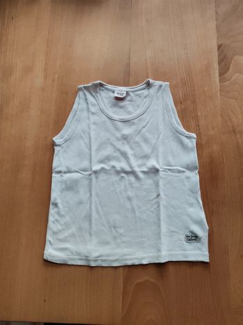 Débardeur blanc 8 ans