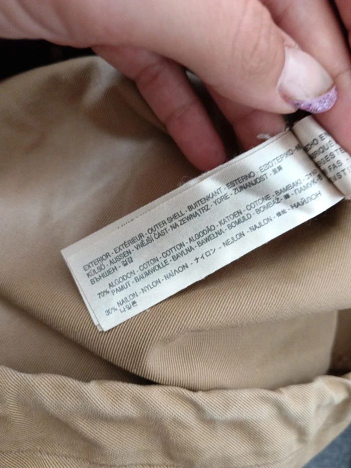 C59 Trench beige Massimo Dutti S - photo numéro 4