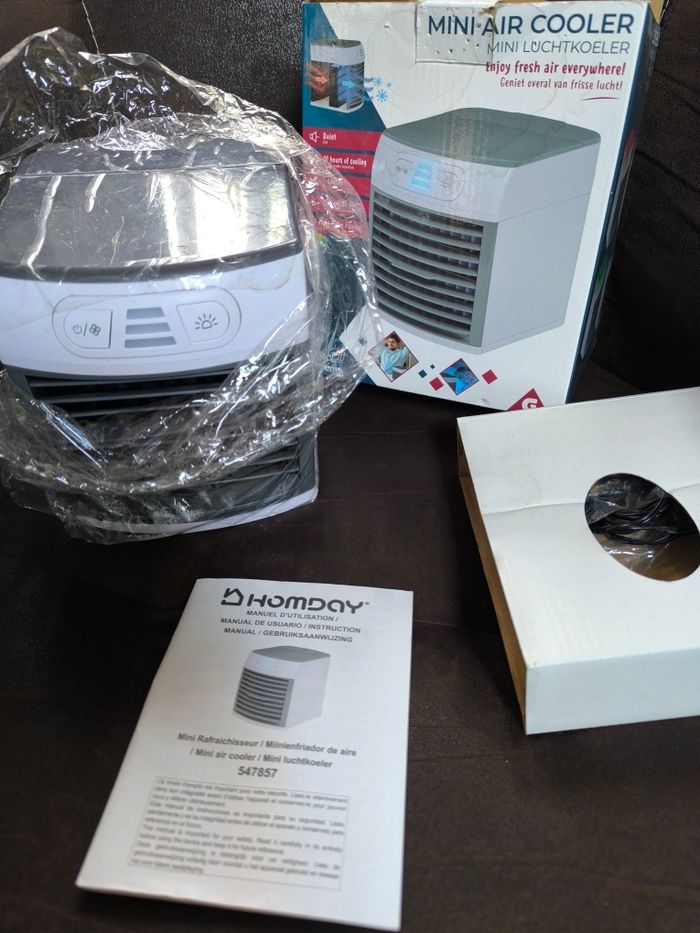 Mini rafraîchisseur d'air USB à LED - photo numéro 2