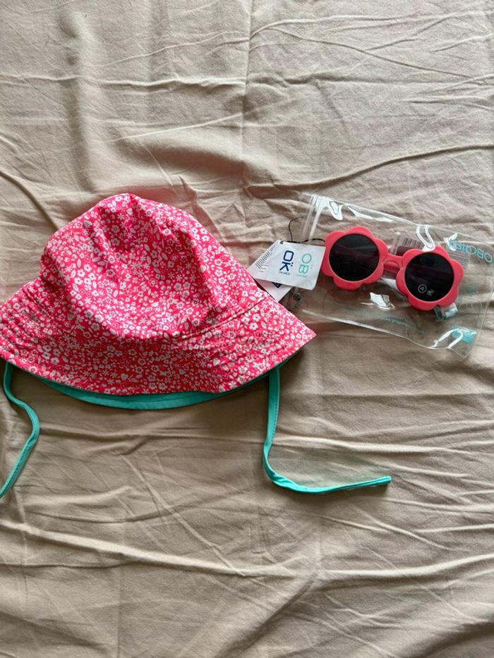 Bonnet et lunettes anti uv