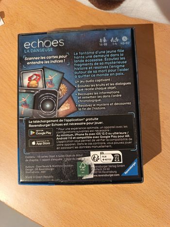 Jeux d’enquête Echoes – plusieurs modèles – très bon état