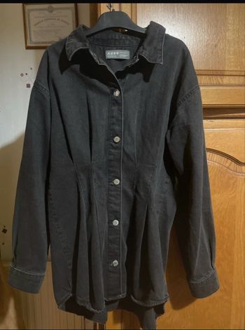 Veste jean noire