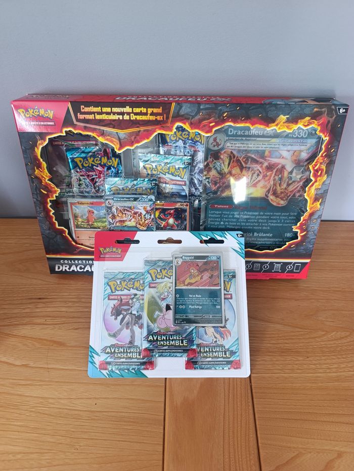 Lot de coffrets Dracaufeu + Tripack Aventures Ensembles