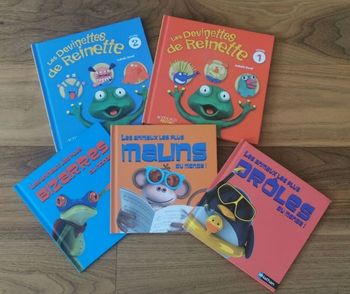 Lot 3 livres sur les particularités des animaux