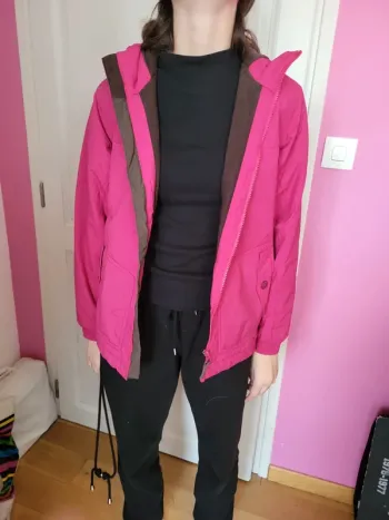 Blouson ski rose 12 ans