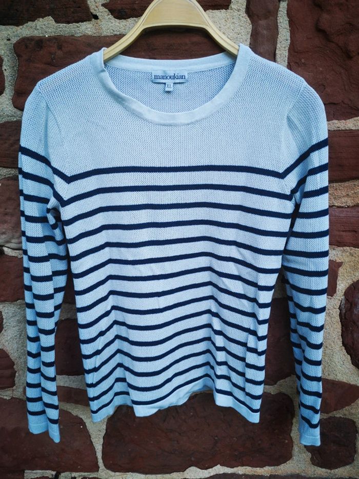 Pull marinière Manoukian