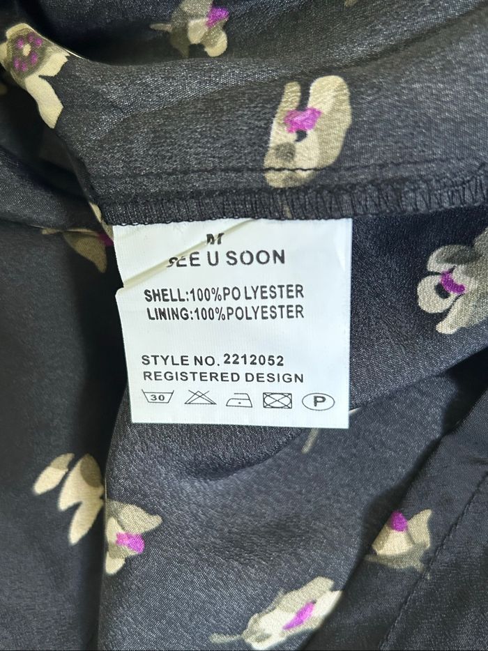 Robe noire et beige neuve à manches courtes See U Soon taille M (valeur 39€) - photo numéro 10