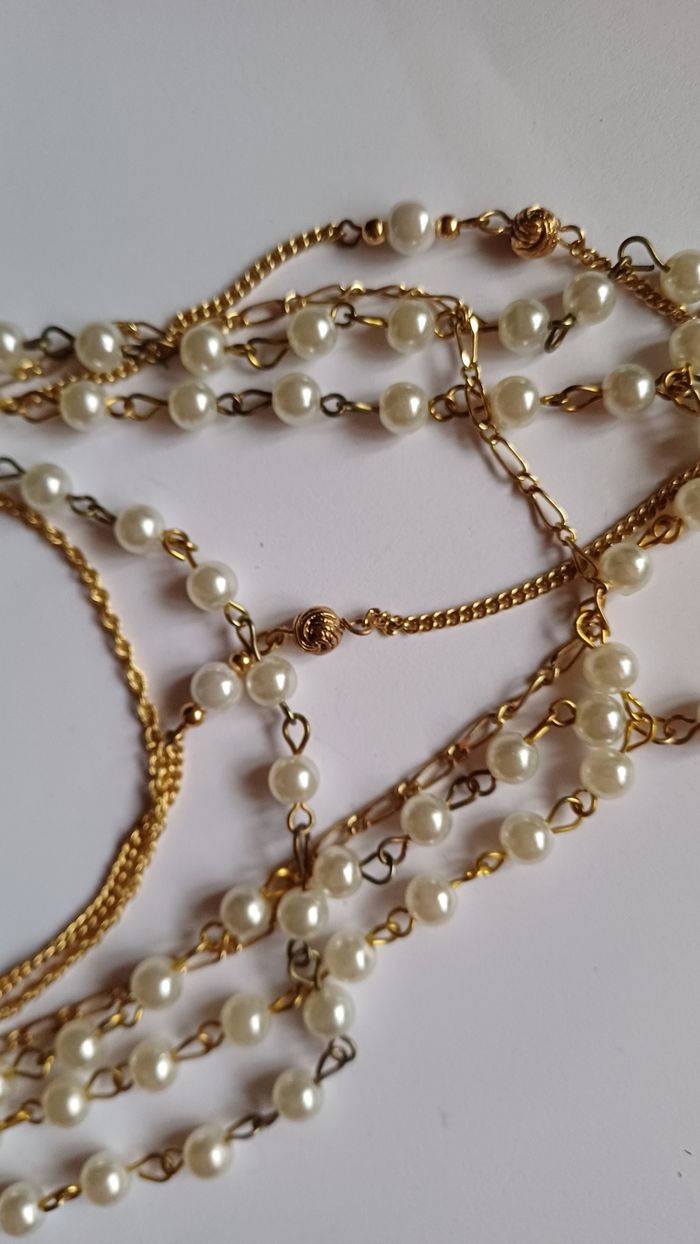 Collier sautoir style retro - photo numéro 3