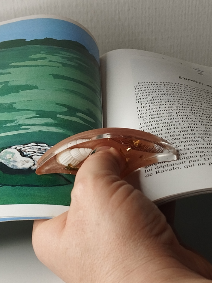 Fait main Support de Pouce de Lecture en résine abr027
