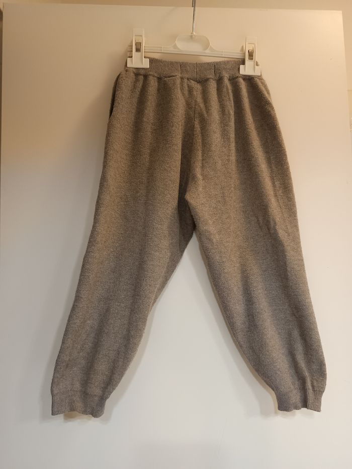 Pantalon de jogging gris taille élastique avec grandes poches - Taille 5 ans - photo numéro 2