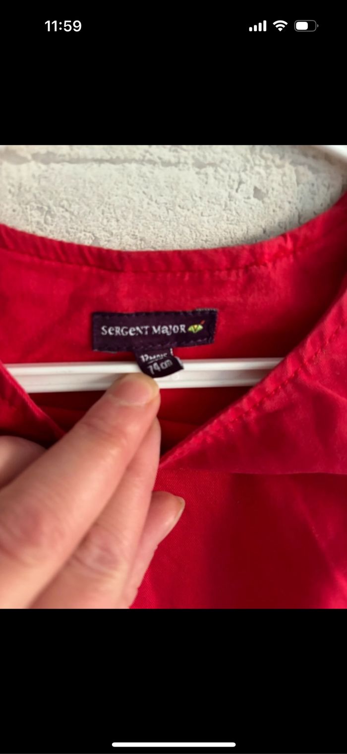 Robe sergent major taille 12 mois - photo numéro 3