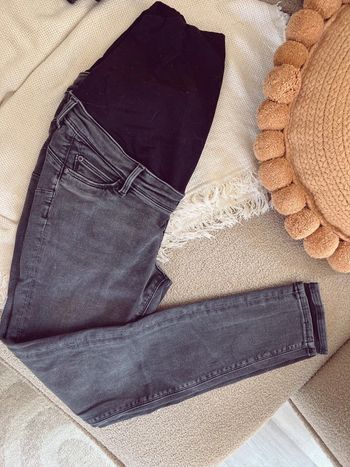 Jean de grossesse gris slim h&m