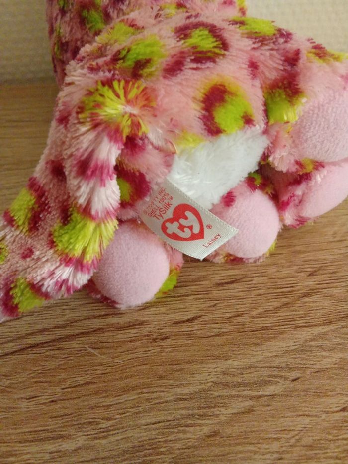 Peluche ty. Panthère rose Lainey - photo numéro 3