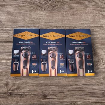 3 beard trimmer pro king c gillette