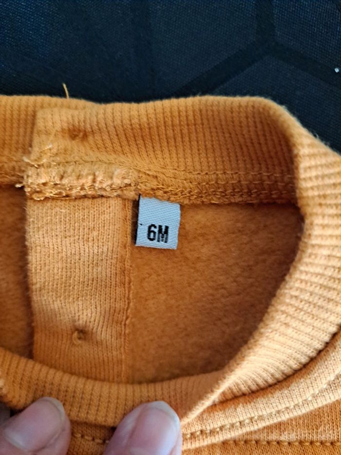 Sweat moutarde 6 mois - photo numéro 5