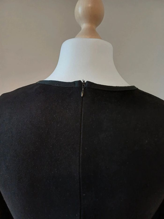 Robe noire sexy en suédine avec laçage JCL taille M/L 38/40 - photo numéro 6