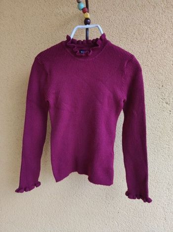Pull chaussettes léger framboise 6 ans Neuf