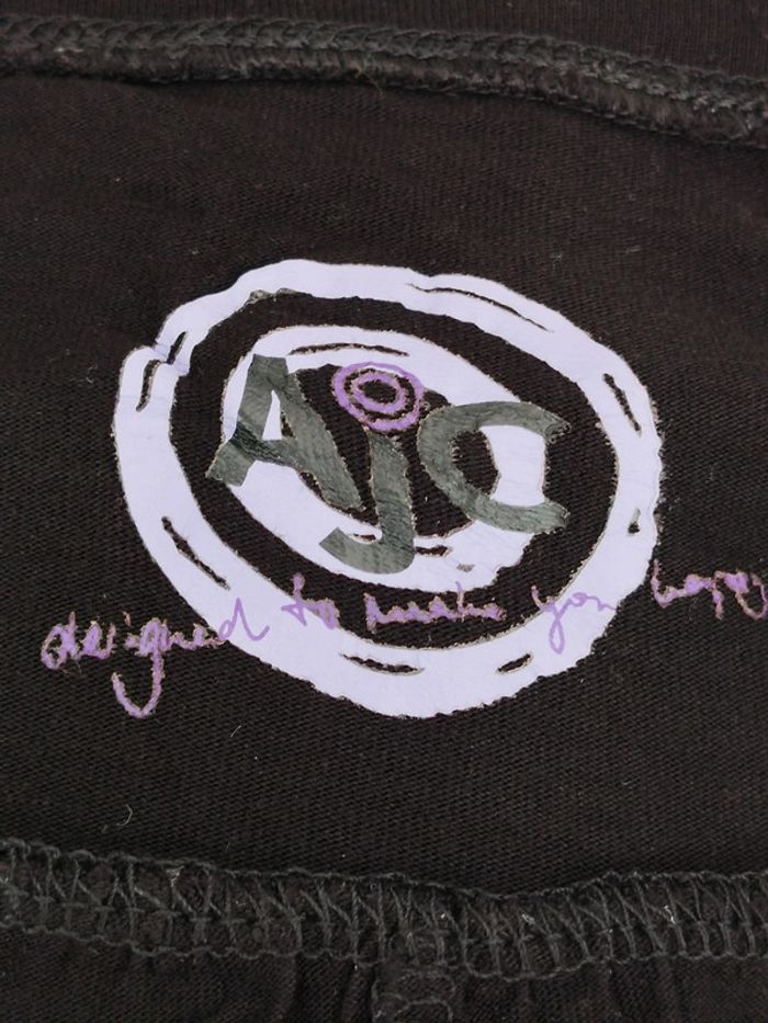 Tee-shirt noir manches courtes AJC taille 42 - photo numéro 3