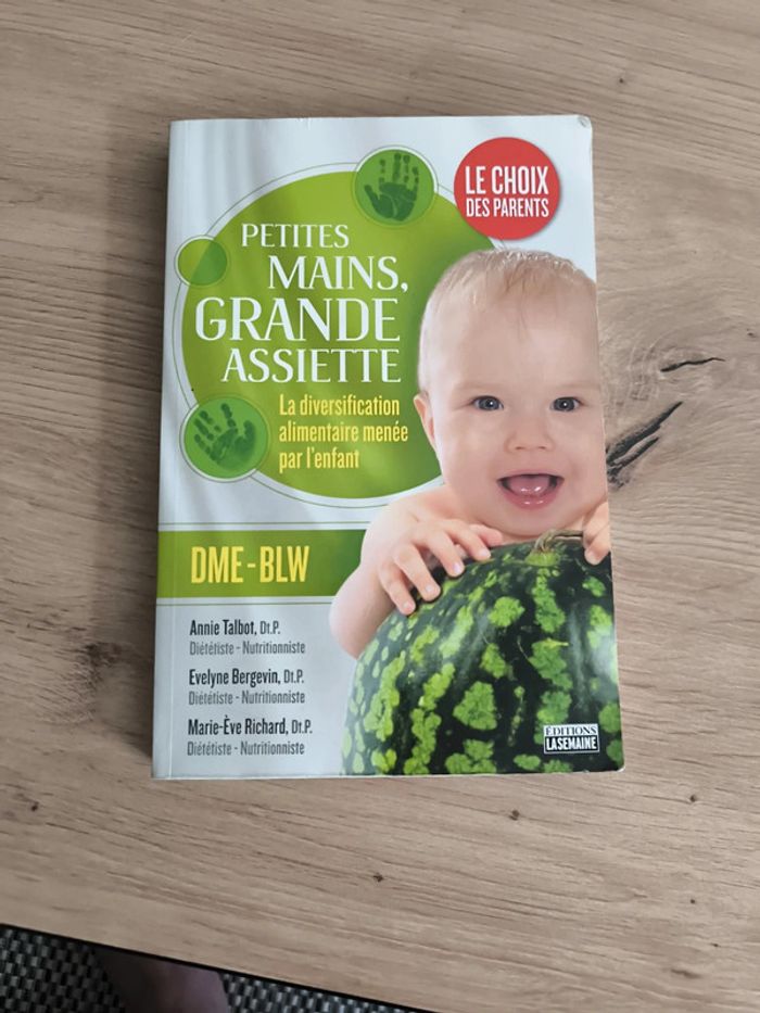 Livre petites mains, grande assiette