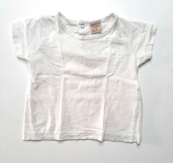 T-shirt blanc 18 mois