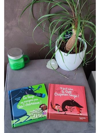 Lot 2 livres Mc Donald's Le loup ne mangera pas les 7 chevreaux + Il faut aider le Petit chaperon rouge