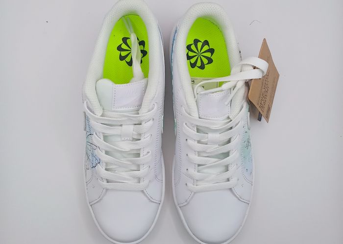 Nike court royal custom fleurs neuve taille 36 - photo numéro 6