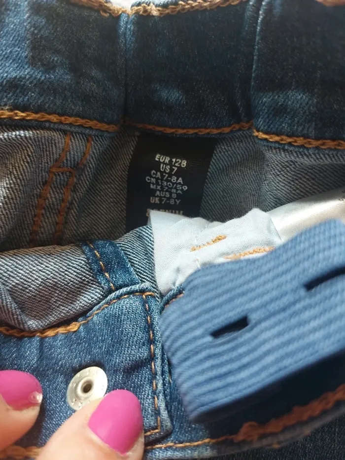 Short en jean bleu moyen 128 - photo numéro 2