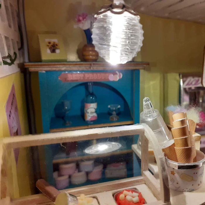 Miniature/diorama/vitrine Marchand de glace - Idée cadeau original - photo numéro 6