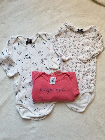 Lot de 3 bodies manches longues