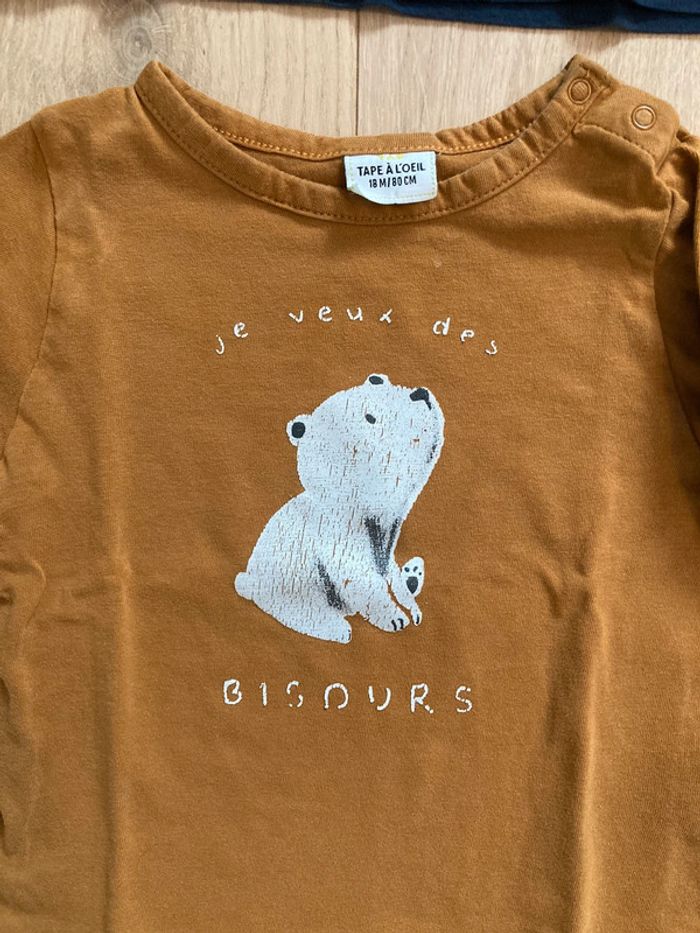 Lot 4 t shirts manches longues - photo numéro 3