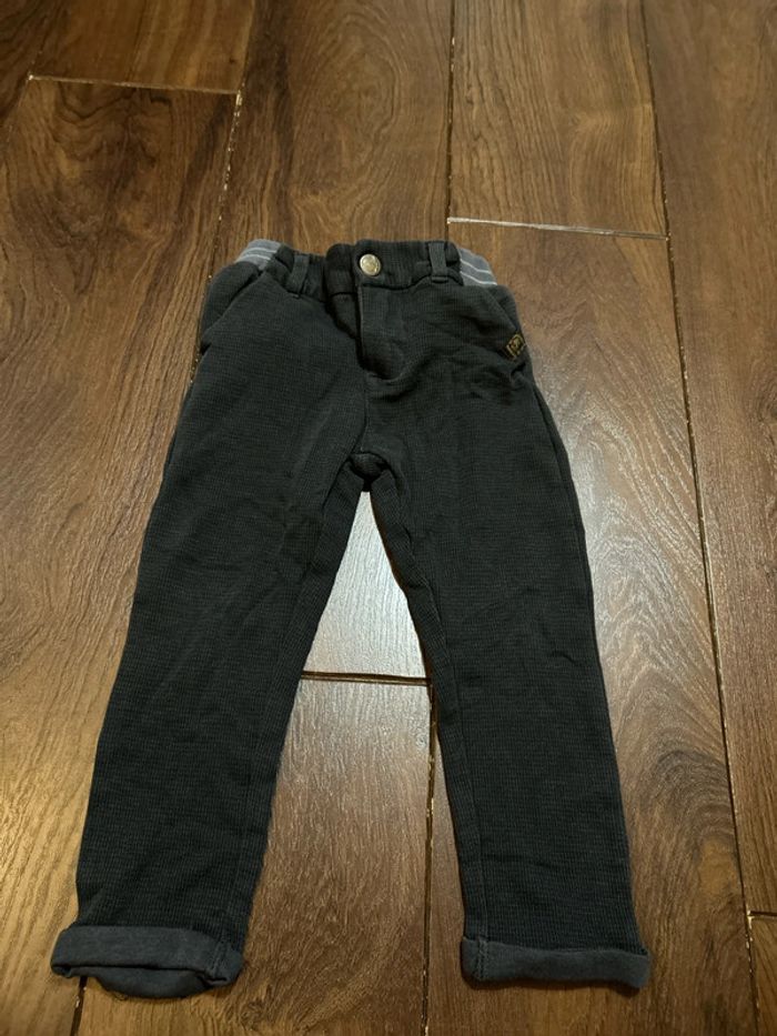 pantalon à carreaux gris Anthracite sergent major 3 ans - photo numéro 3