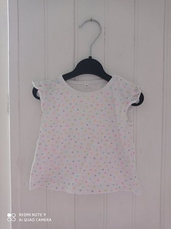 T-shirt manches courtes taille 68