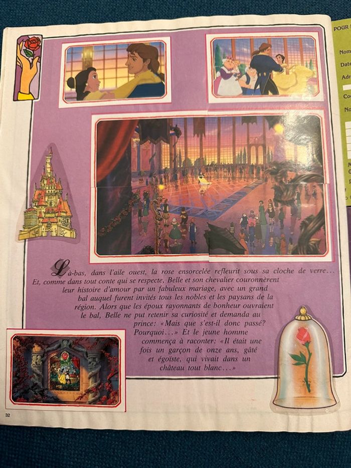 Album Panini complet Disney La Belle et la Bête stickers autocollants collection livre - photo numéro 16