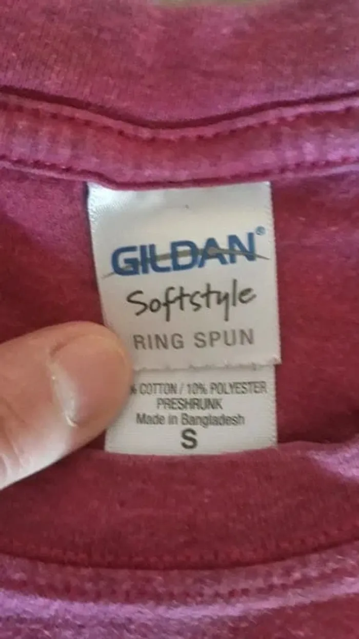 T-shirt "les Elles de l'Orne" fuchsia chiné taille S - photo numéro 3