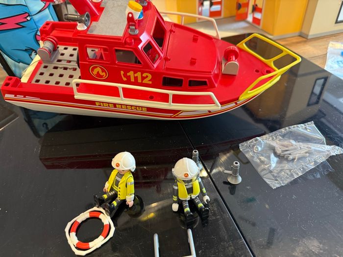 Bateau playmobil pompier - photo numéro 4