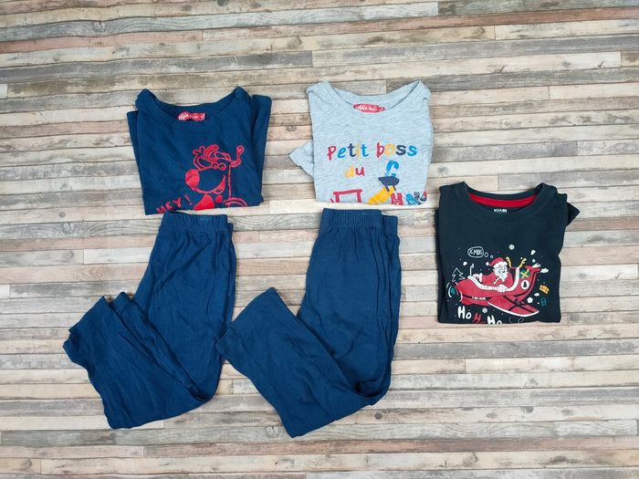 Lot de 2 pyjamas longs Noël 🎅🏻 4 ans