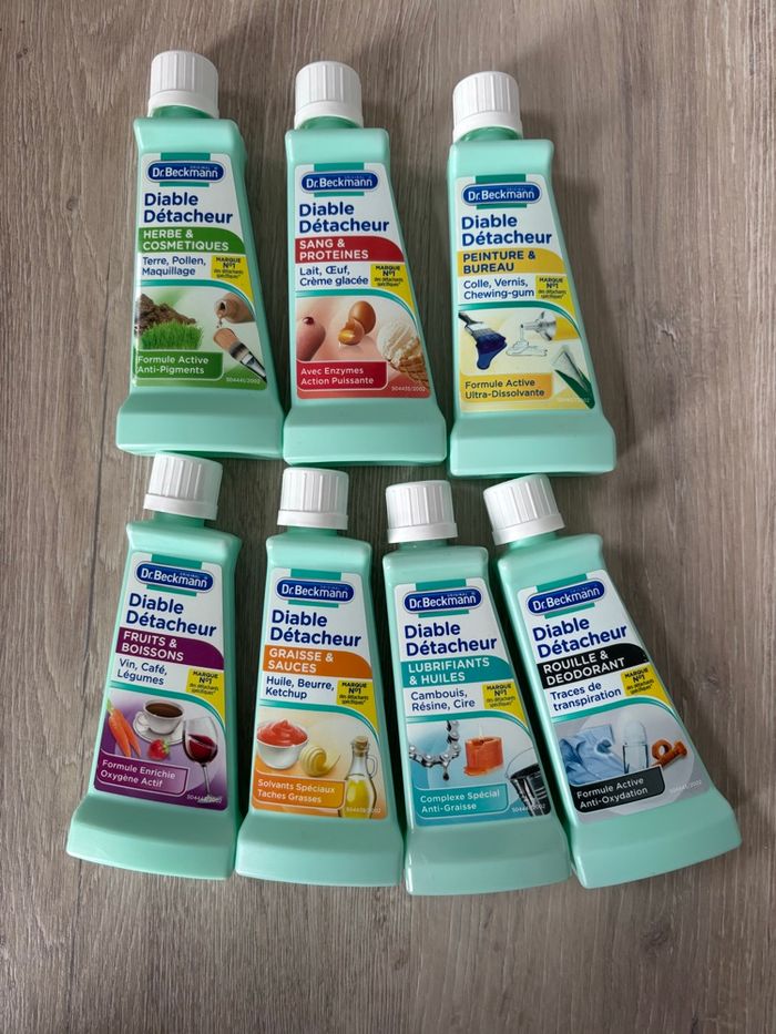 Lot de 7 détachants