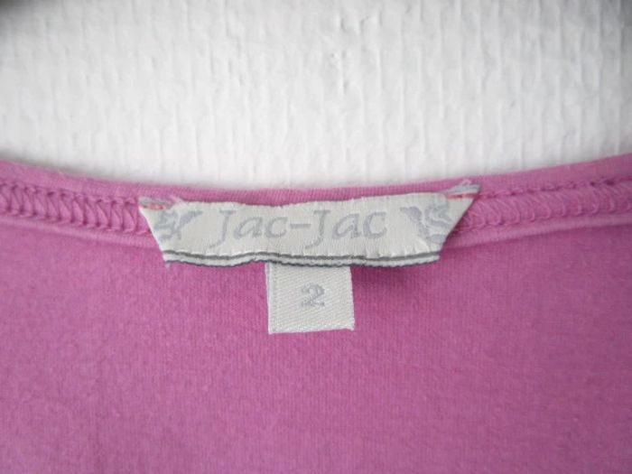 T-shirt mauve vintage fleurs 38/40 TBE - photo numéro 7